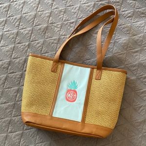 Monogrammed Pineapple Purse